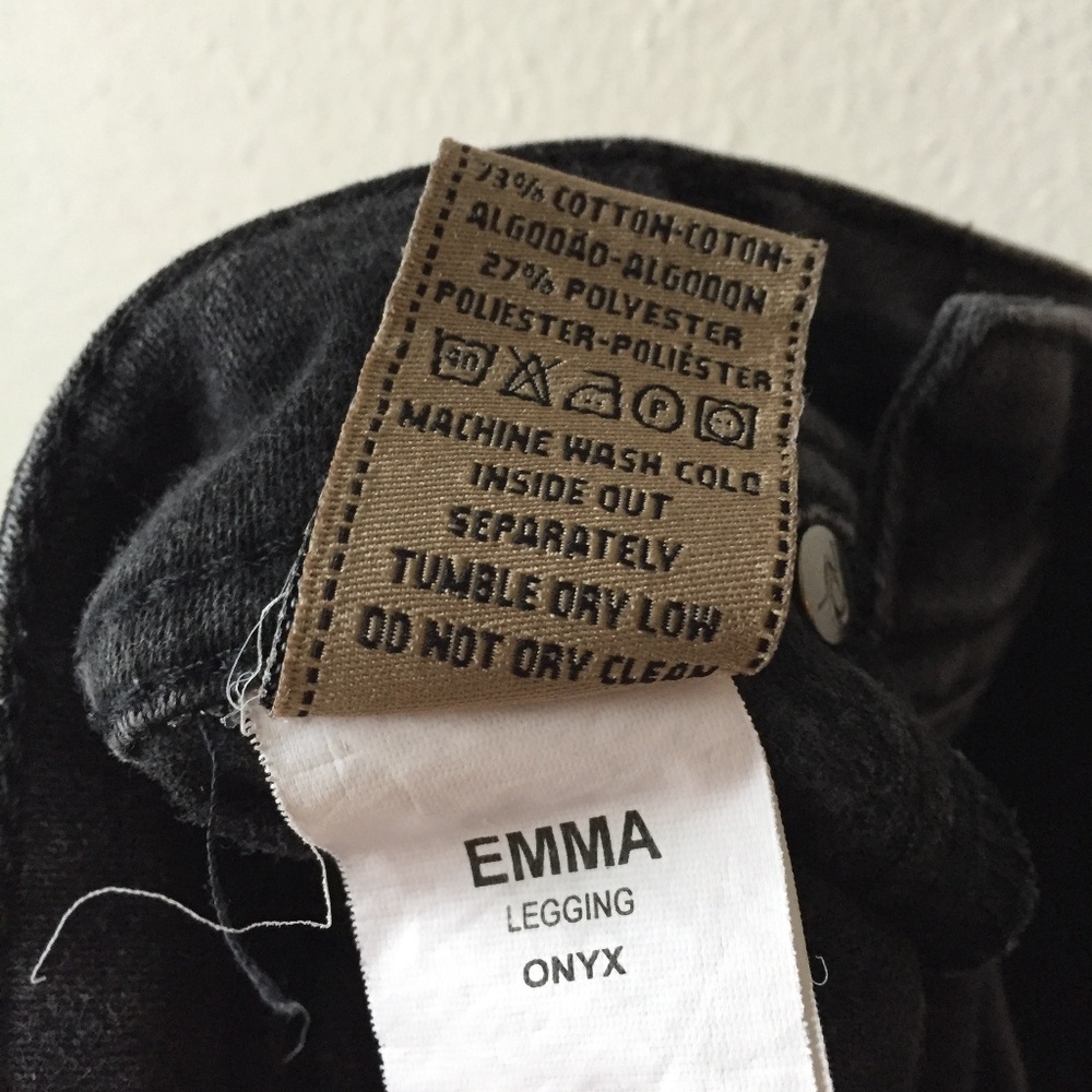 DL1961 Emma Legging Jeans in Onyx - Picture 7 of 12